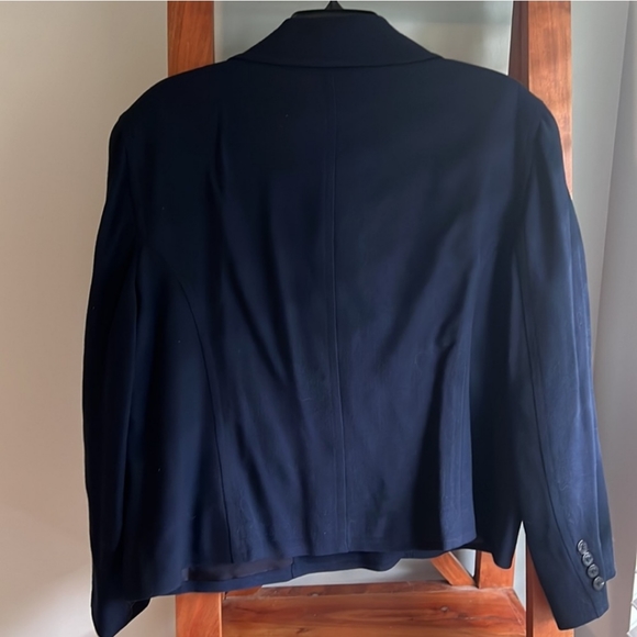 Ralph Lauren Wool Navy Peacoat Blazer - Picture 4 of 9